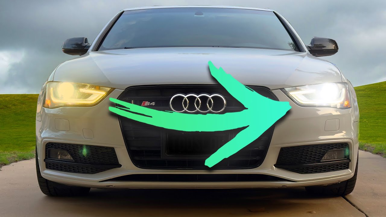 Audi S4/A4 b8.5 Easy DIY Headlight Bulb Replacement - AUXITO LED (2009-2016)