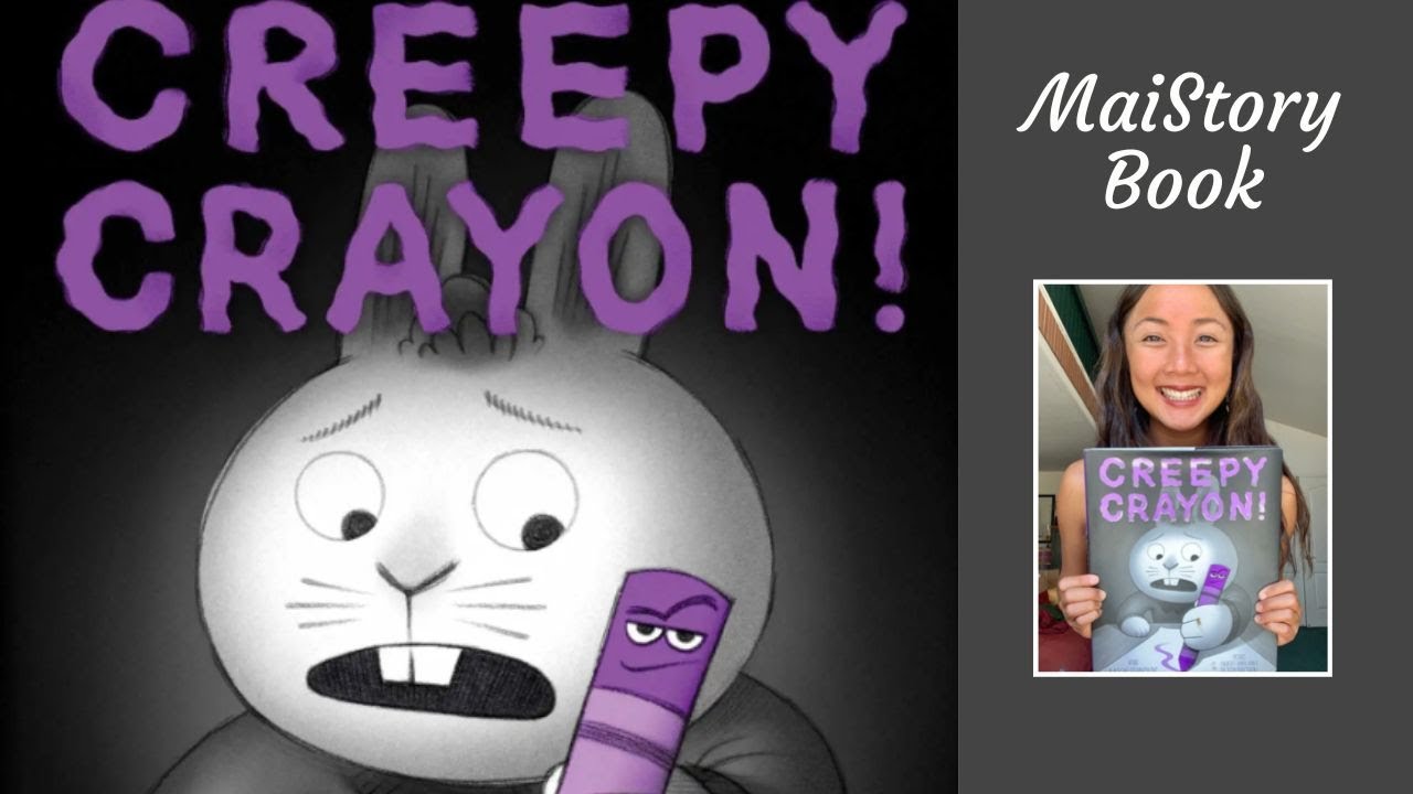 Creepy Crayon! by Aaron Reynolds: Spooky Interactive Read Aloud Book for Kids