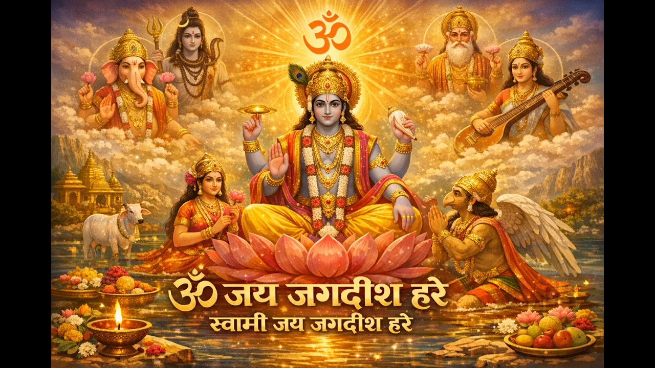 ॐ जय जगदीश हरेस्वामी जय जगदीश हरे ।