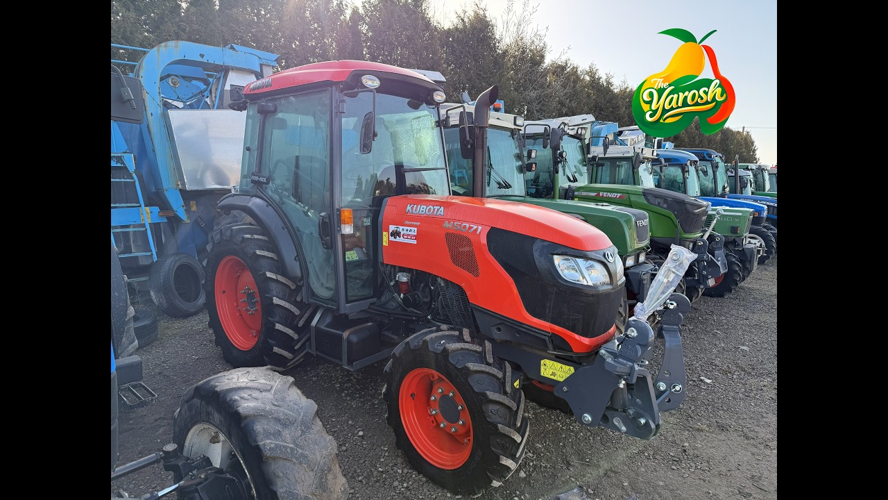 Доставка трактора Kubota додому.