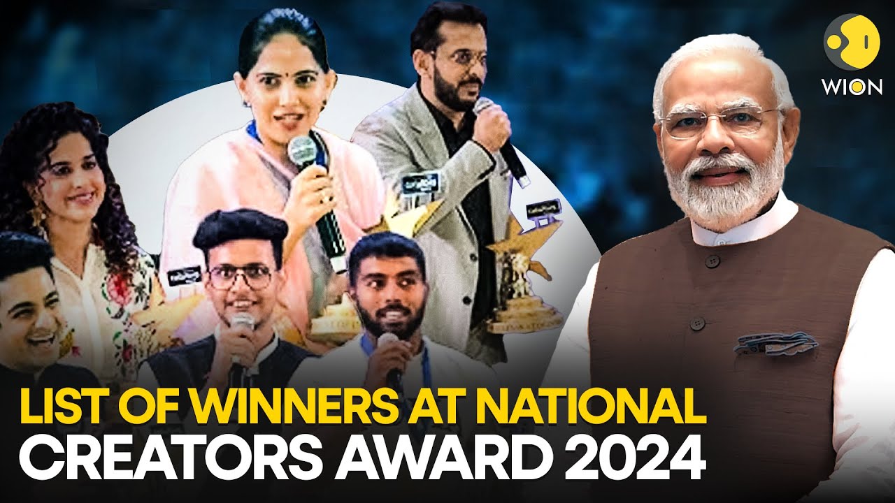 National Creators Award 2024: Who won what at India&rsquo;s 1st National Creators Award? | WION Originals