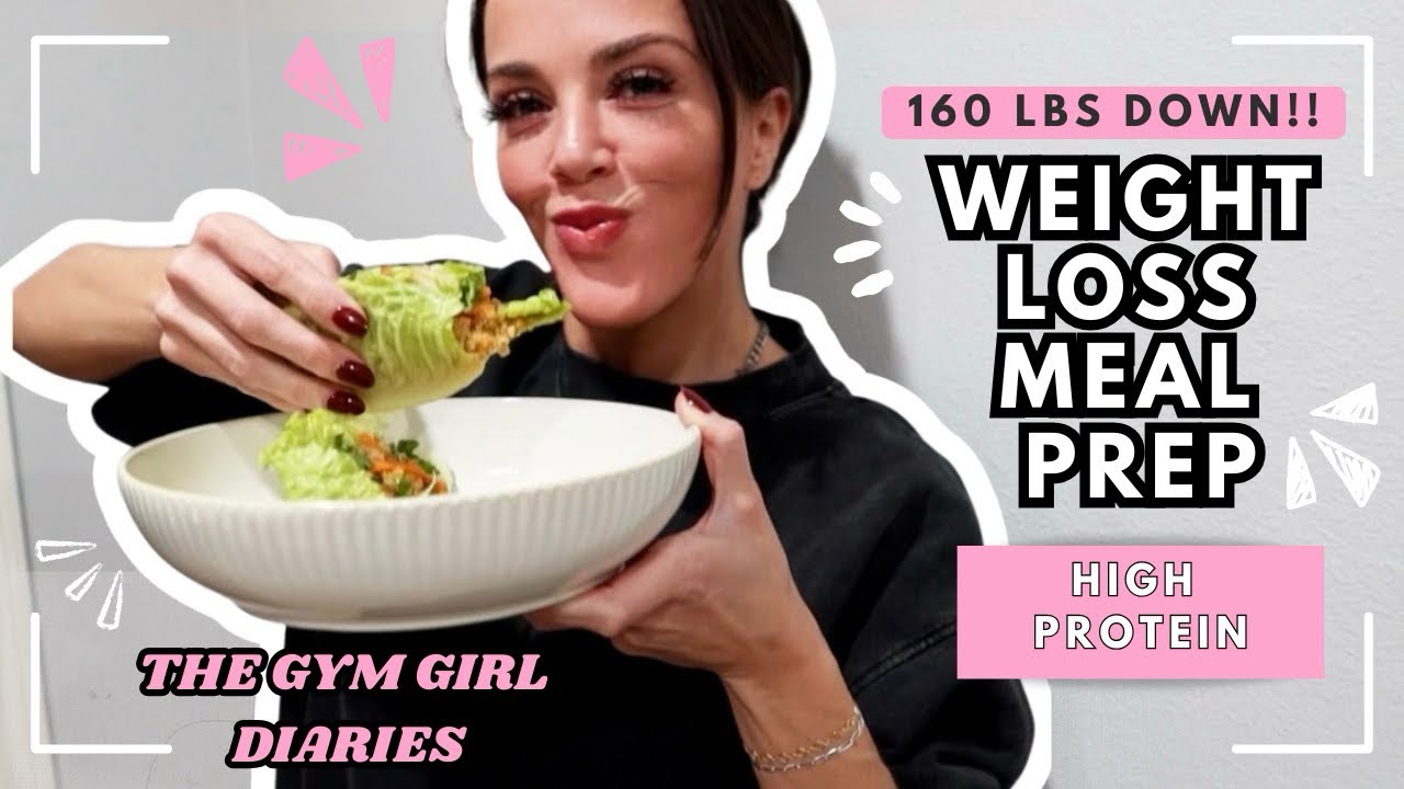 Weight Loss Meal Prep | 160 LBS DOWN | High Protein Recipe | Weight Loss Journey | Gym Girl Diaries