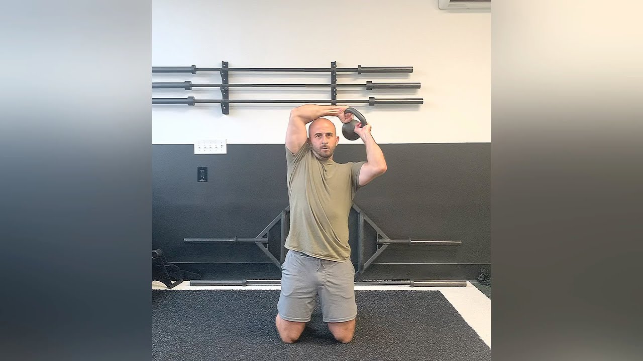 Tall Kneeling Kettlebell Halo