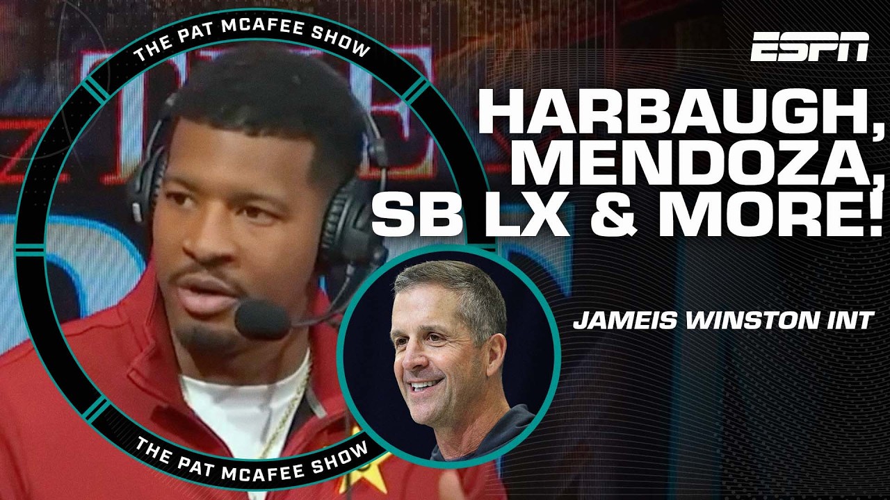 Jameis Winston on John Harbaugh and Super Bowl LX expectations | The Pat McAfee Show
