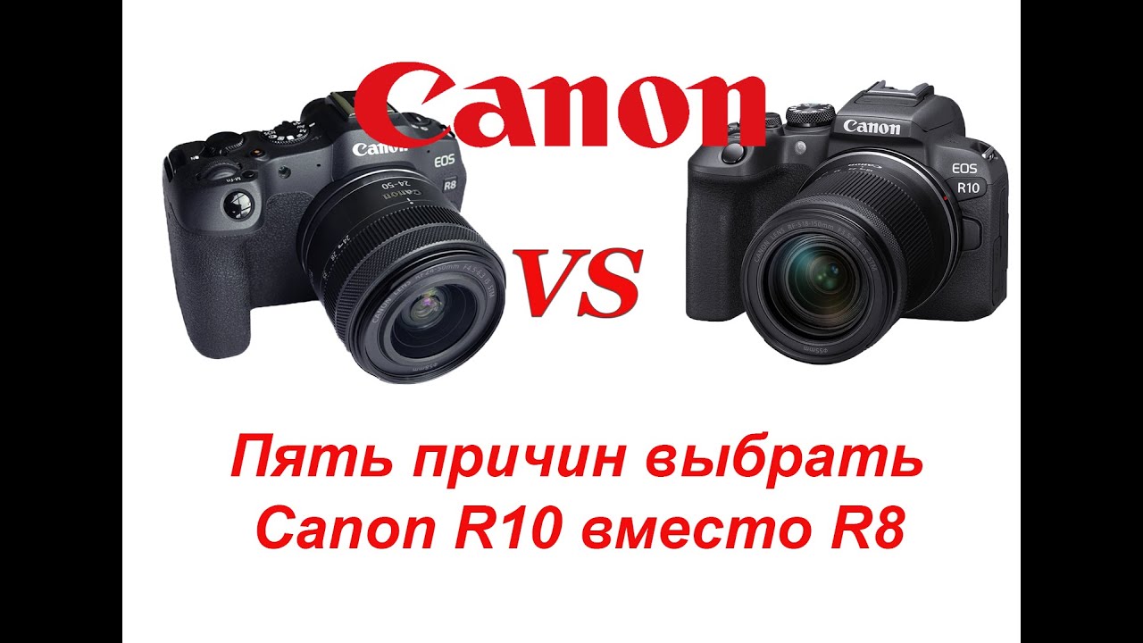 Пять причин купить Canon R10 вместо R8