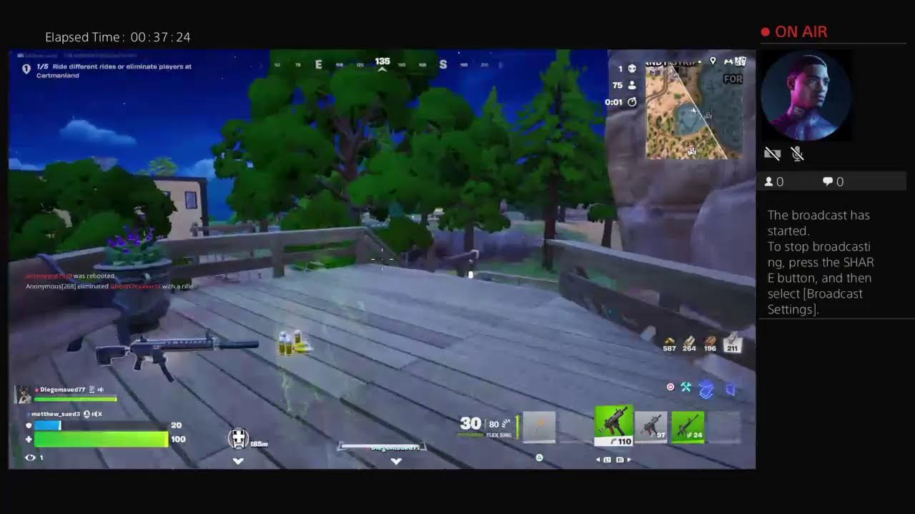 Add me Metthew_sued1's Live PS4 Broadcast