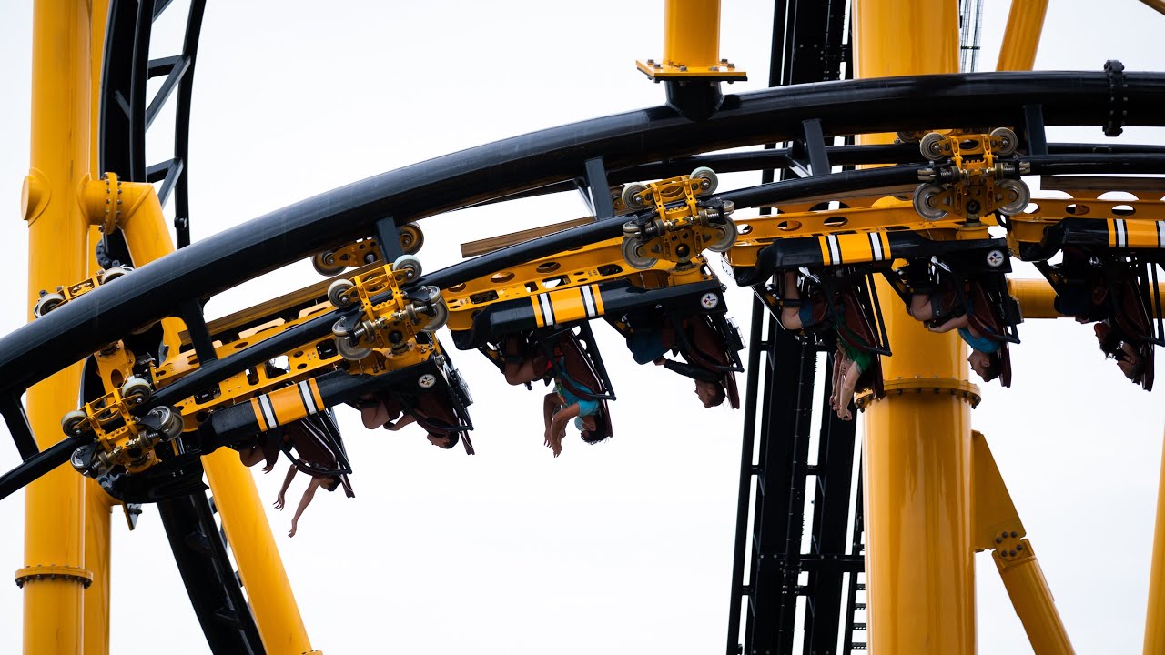 Steel Curtain | Kennywood | 2021 4K Offride