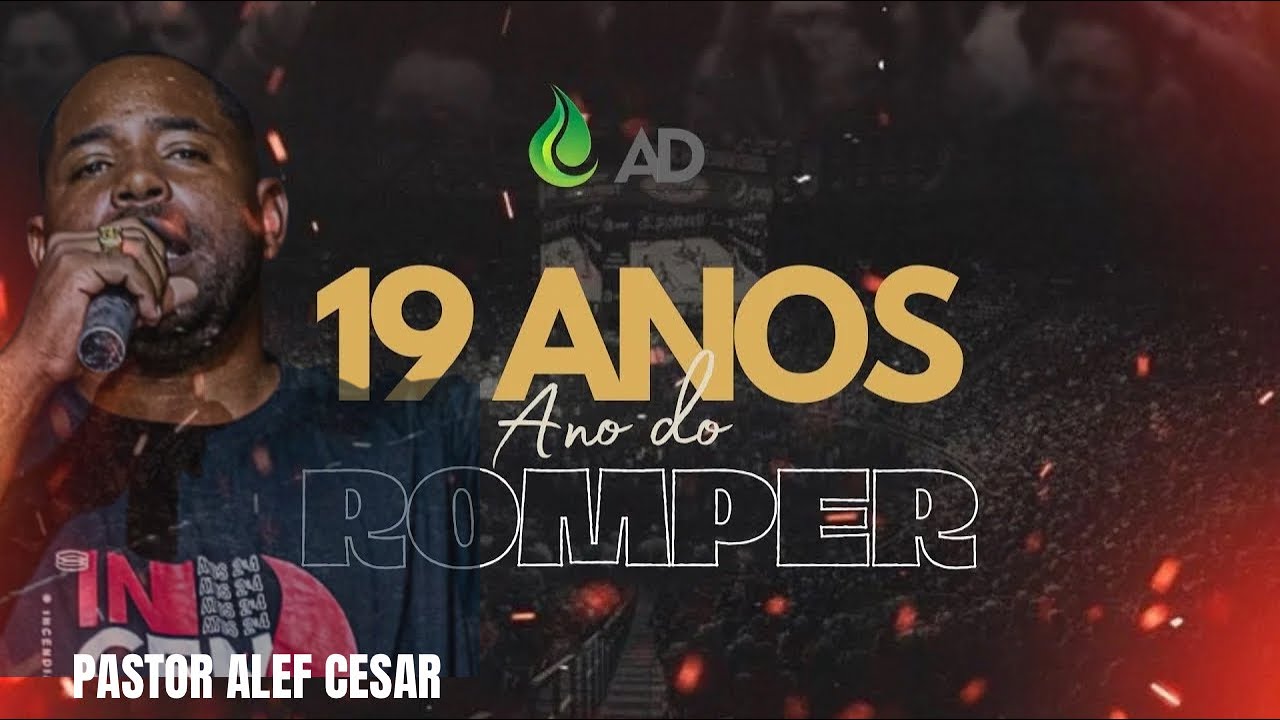 PASTOR ALEF CESAR | PREGAÇÃO | Part. SARA VITÓRIA - 10 almas no altar🔥