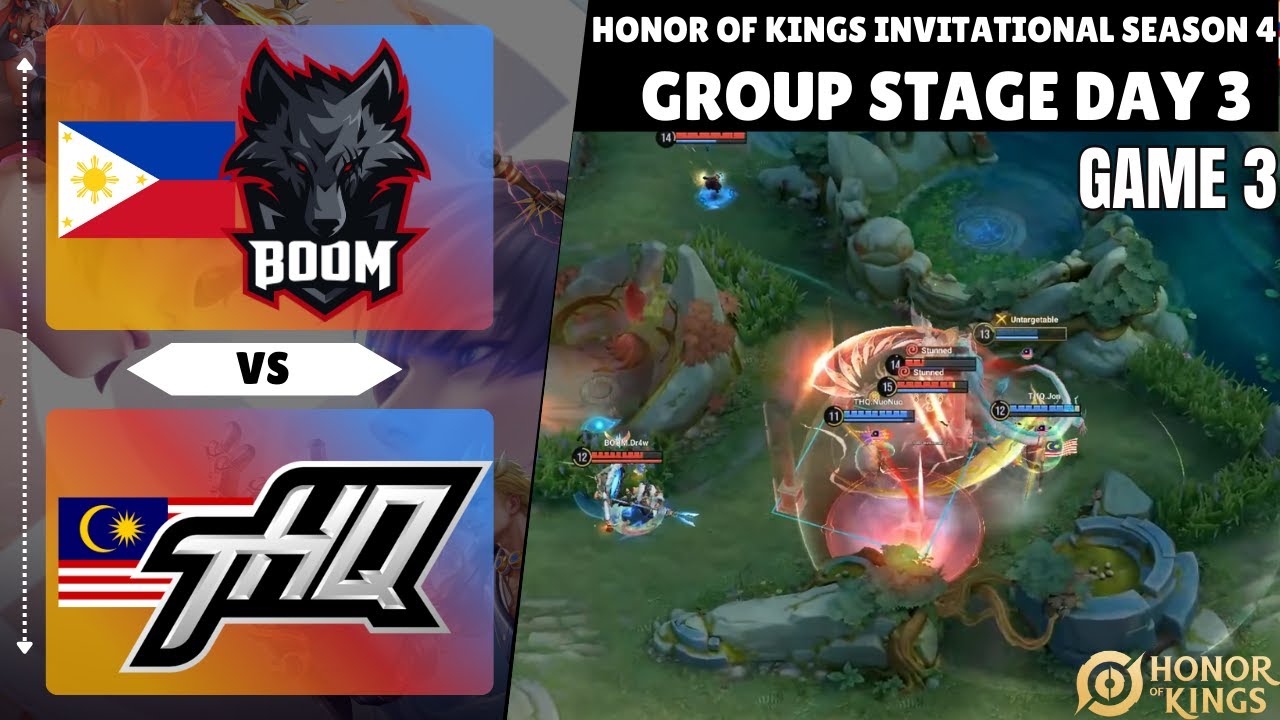 🇵🇭 BOOM Esports vs 🇲🇾 Tema Haq | GAME 3 | HIGHLIGHTS | KSI4 | Group Stage Day 3