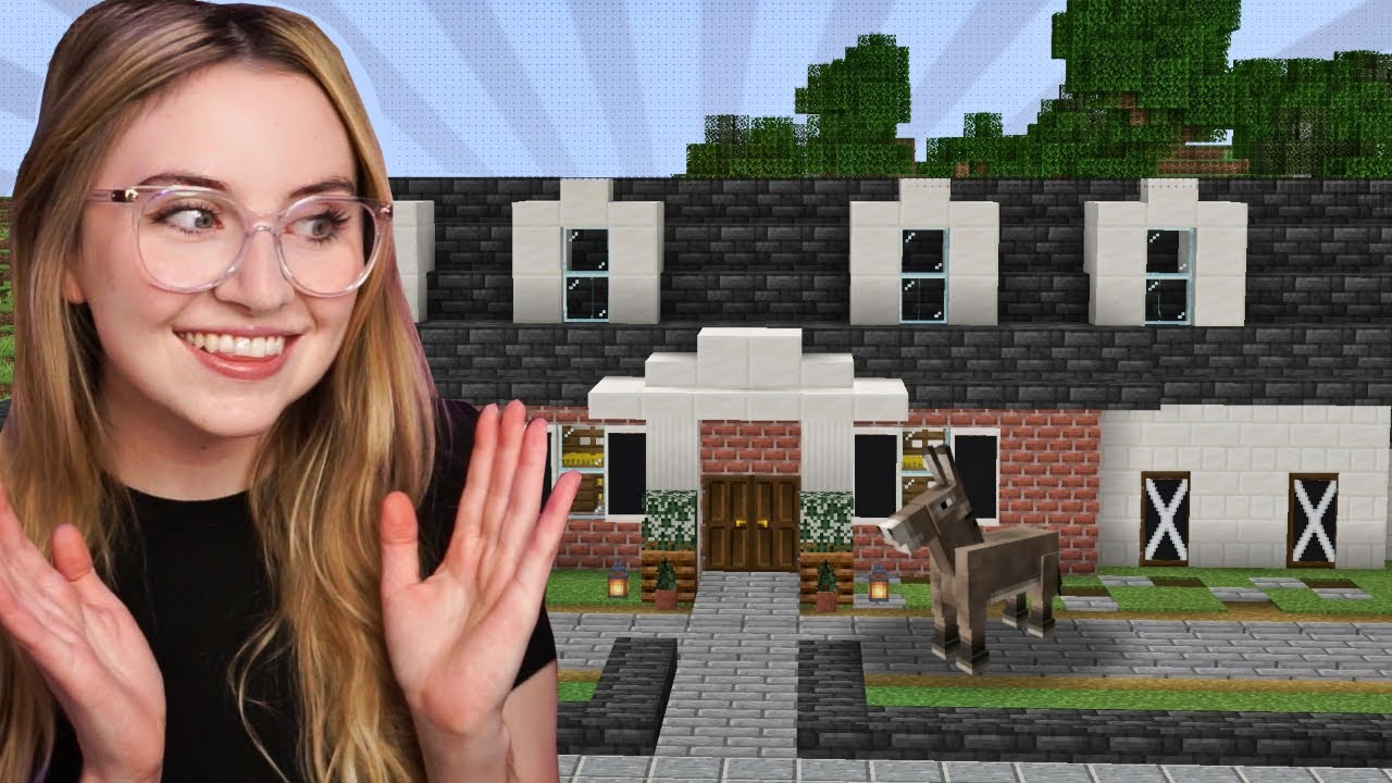 I built the best barn in the CloutCraft SMP