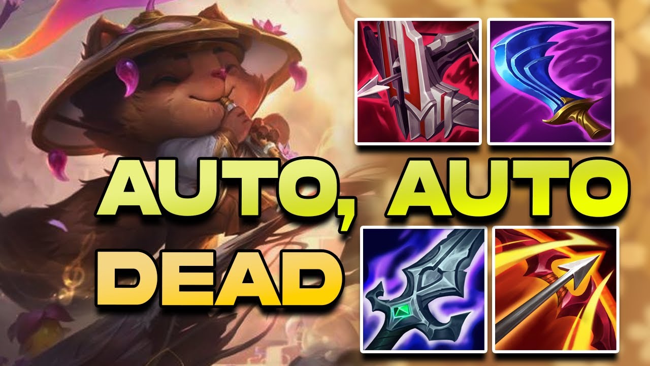 They Can't Escape My Monster Auto Attack Teemo Build - League of Legends