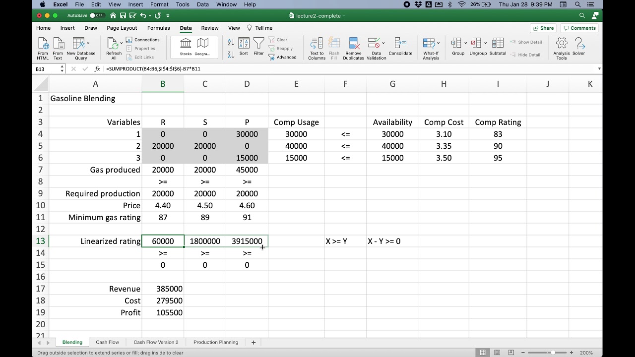 Excel Solver на Mac: будьте осторожны при вводе ограничений