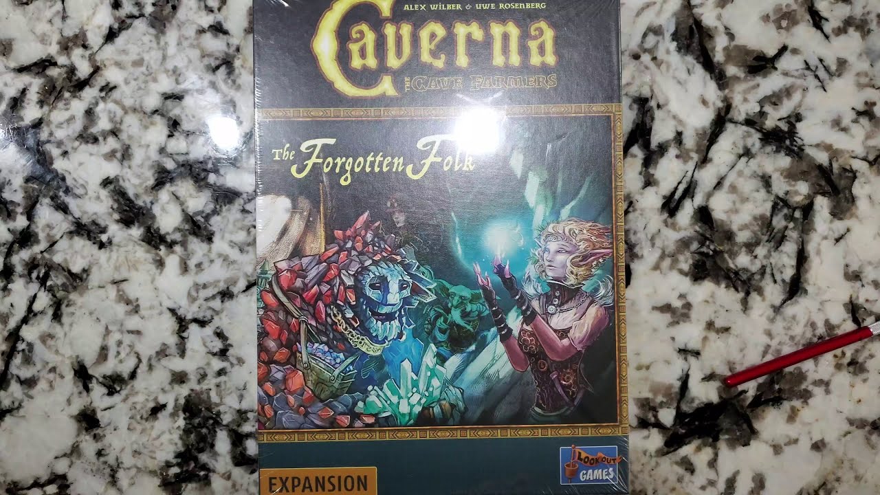 Caverna: The Forgotten Folk Unboxing