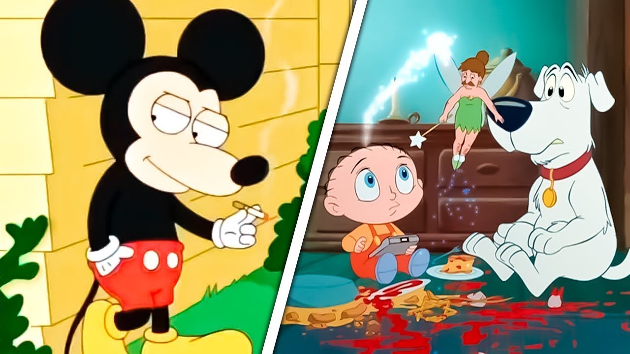 Family Guy 10 Times They Made Fun of Disney