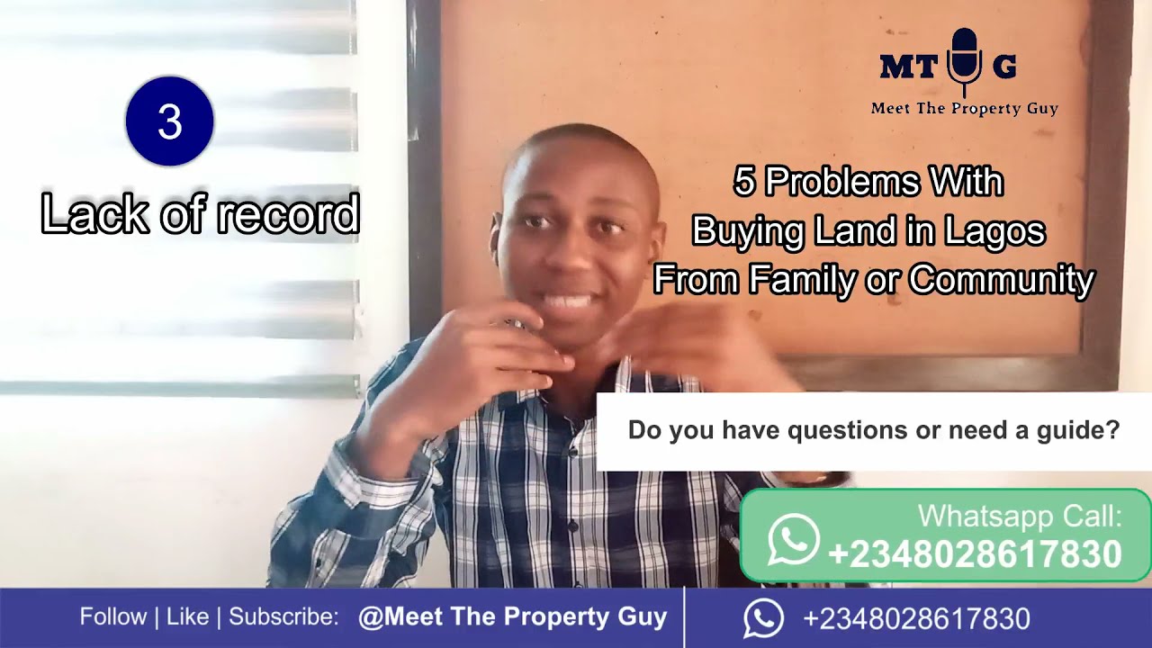 5 Troubles Buying Land in Lagos From A Community or Family