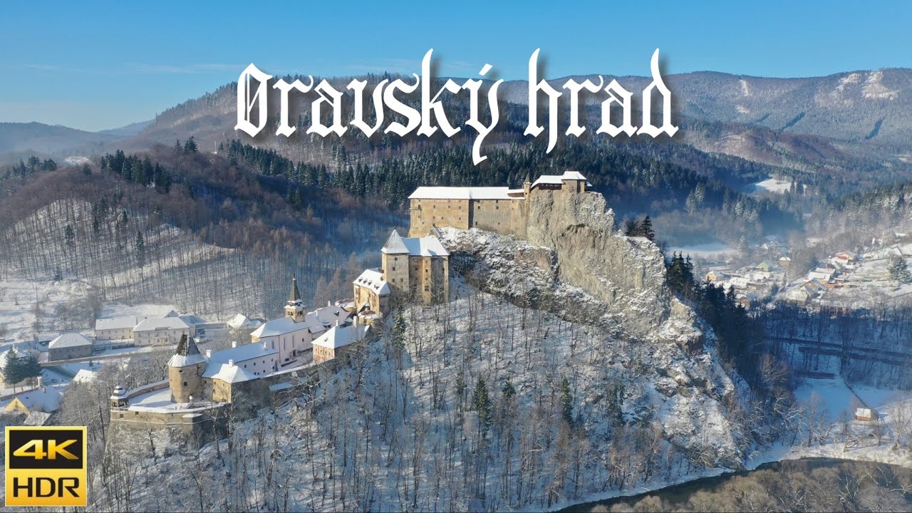 Oravsk&yacute; Hrad v Zime | Orava Castle in Winter - Slovakia 4K