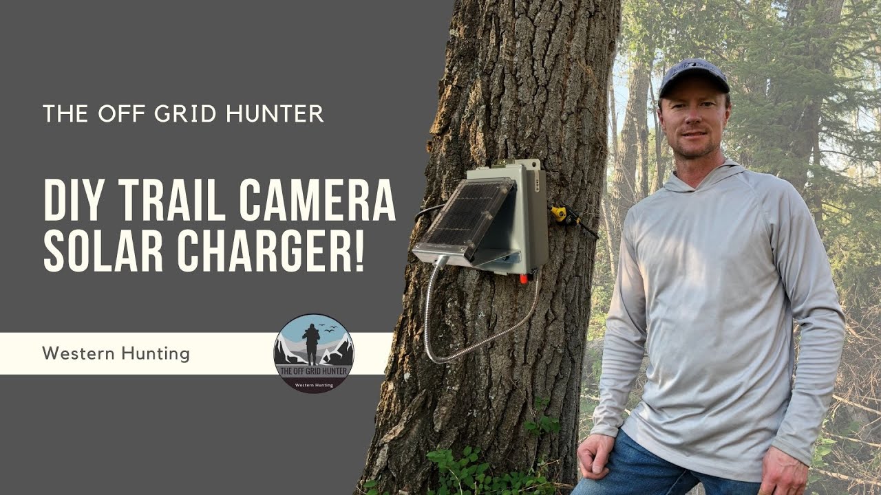 How To Make A Quality DIY Trail Camera Solar Charging System TRAIL CAMERA | THE OFF GRID HUNTER