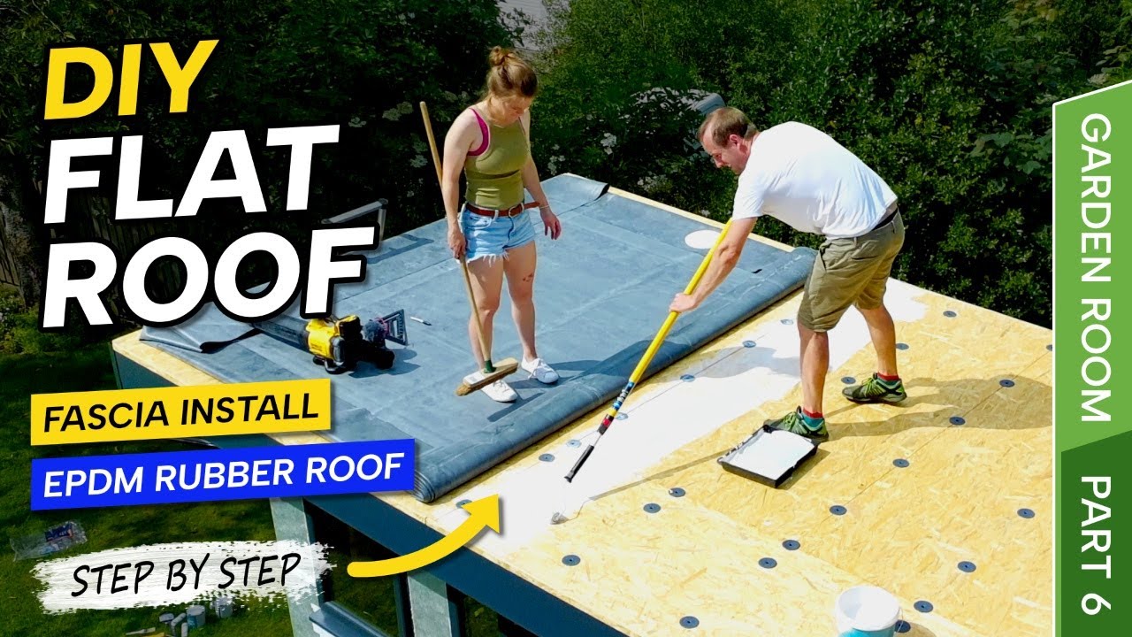 Garden Room Part 6 - Flat Roof, Fascia's and EPDM