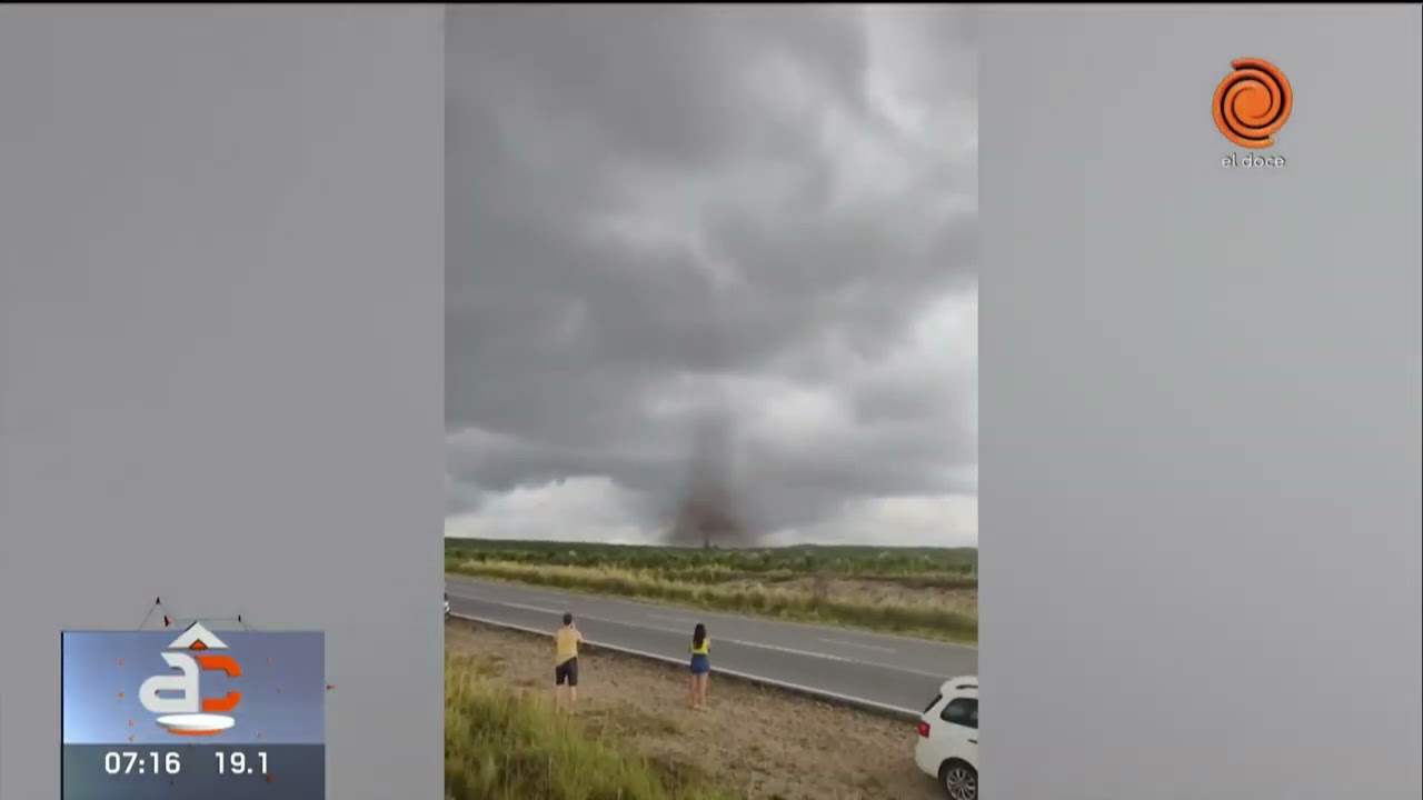 Granizo, inundaciones y... ¿UN TORNADO? El clima del finde en Córdoba