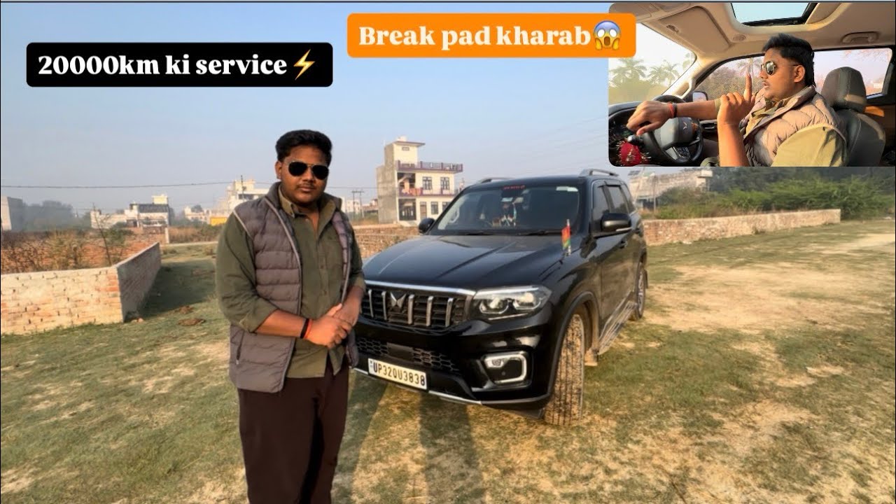 20000km ki service⚡️Break pad kharab😨