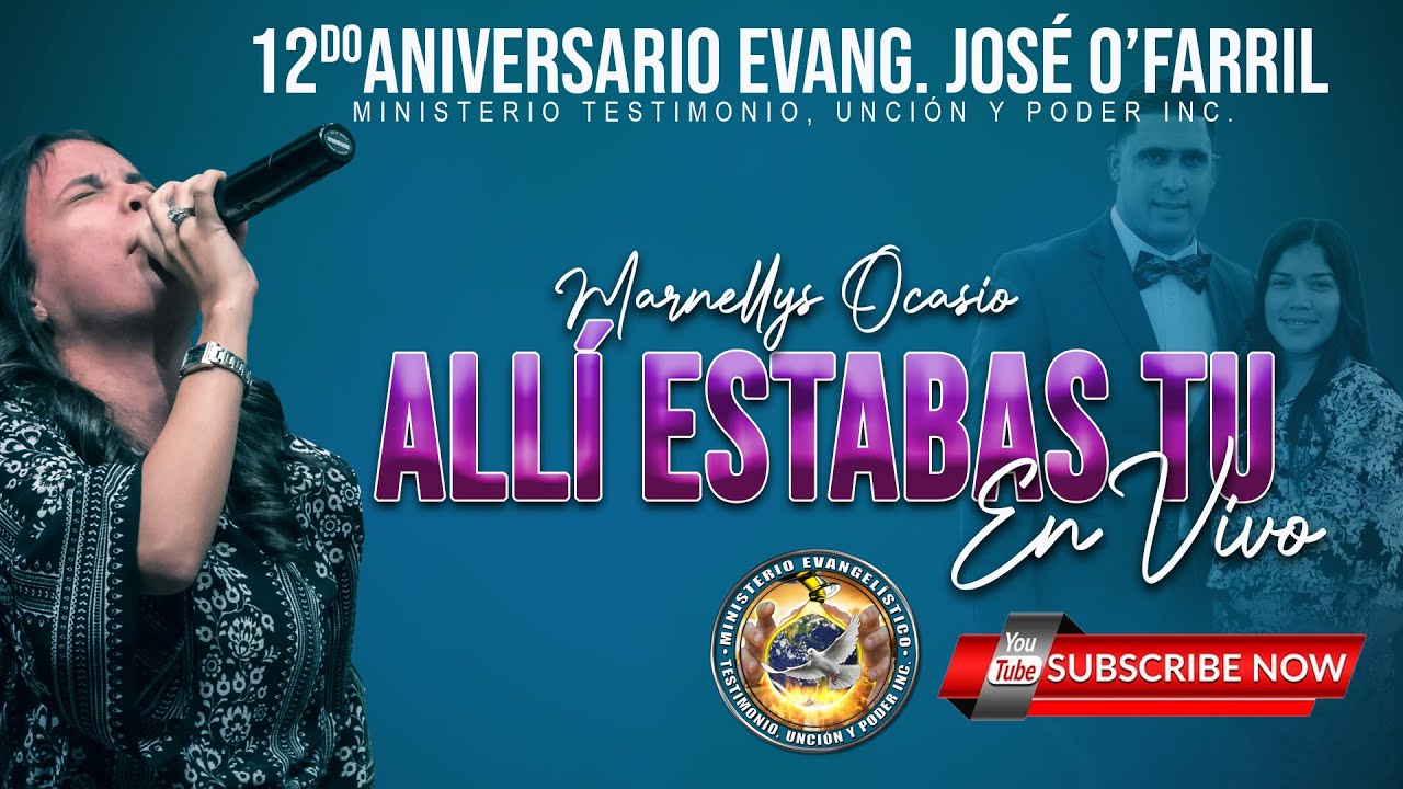 Marnellys Ocasio - Allí Estabas Tu (En Vivo) 12 Aniversario José O'Farril
