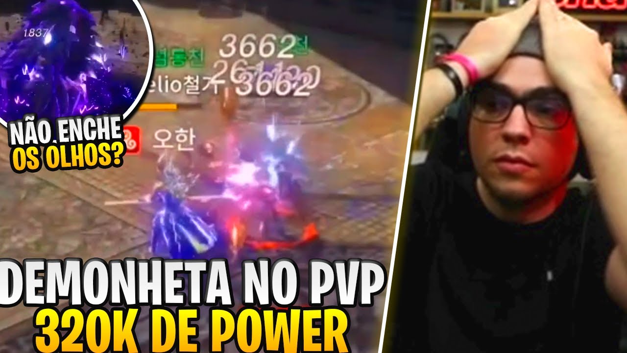 DEMONHETA LVL 147 320K DE POWER VS LANCEIRO LVL 149 332K DE POWER | MIR4