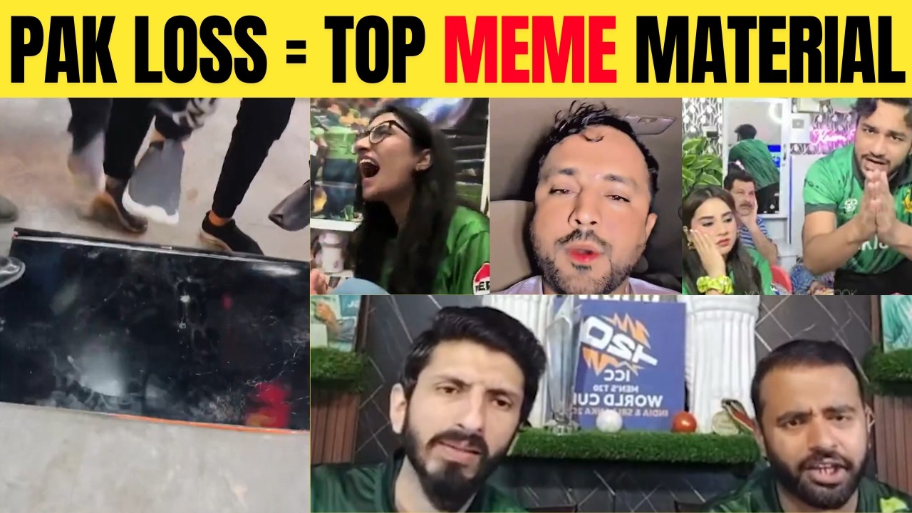 From TV smashing to getting cake faced - how Pakistan reacted to India humiliation at T20 WC