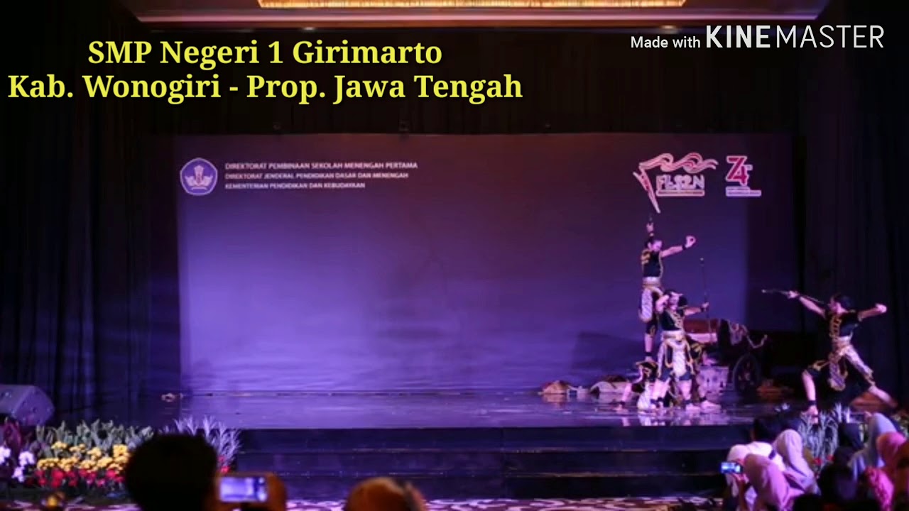 FLS2N SMP 2019 Penyaji Terbaik Nasional Tari Rubiyah SMP N 1 Girimarto Wonogiri Jateng