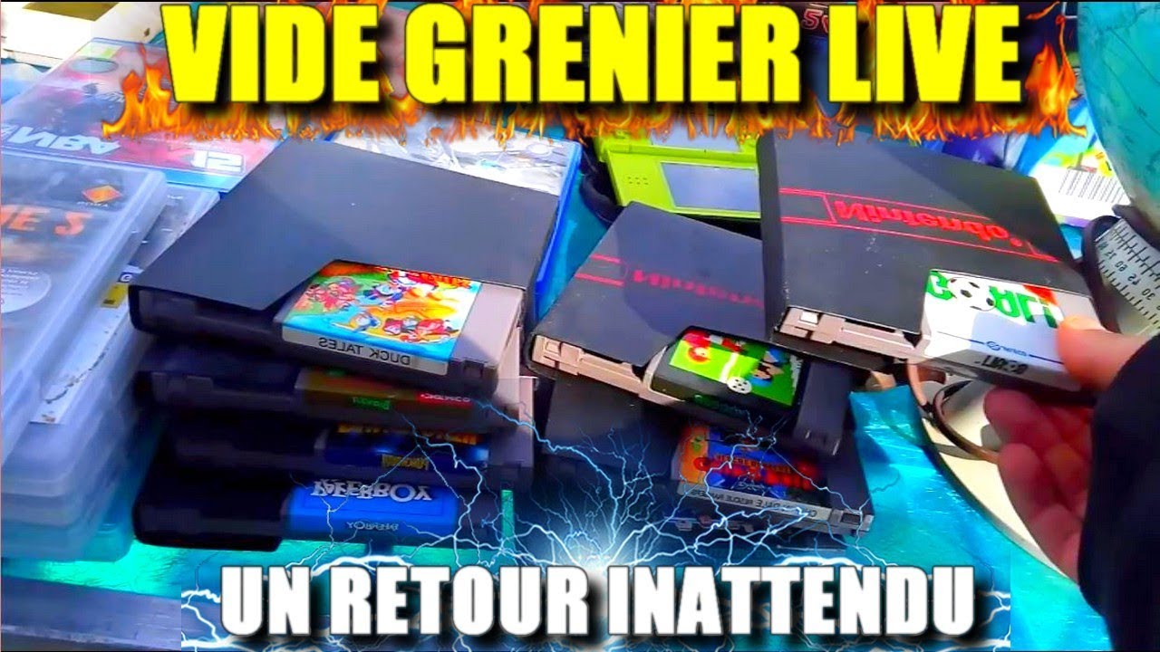 VIDE GRENIER LIVE - DU RETROGAMING EN 2019 C'EST POSSIBLE !