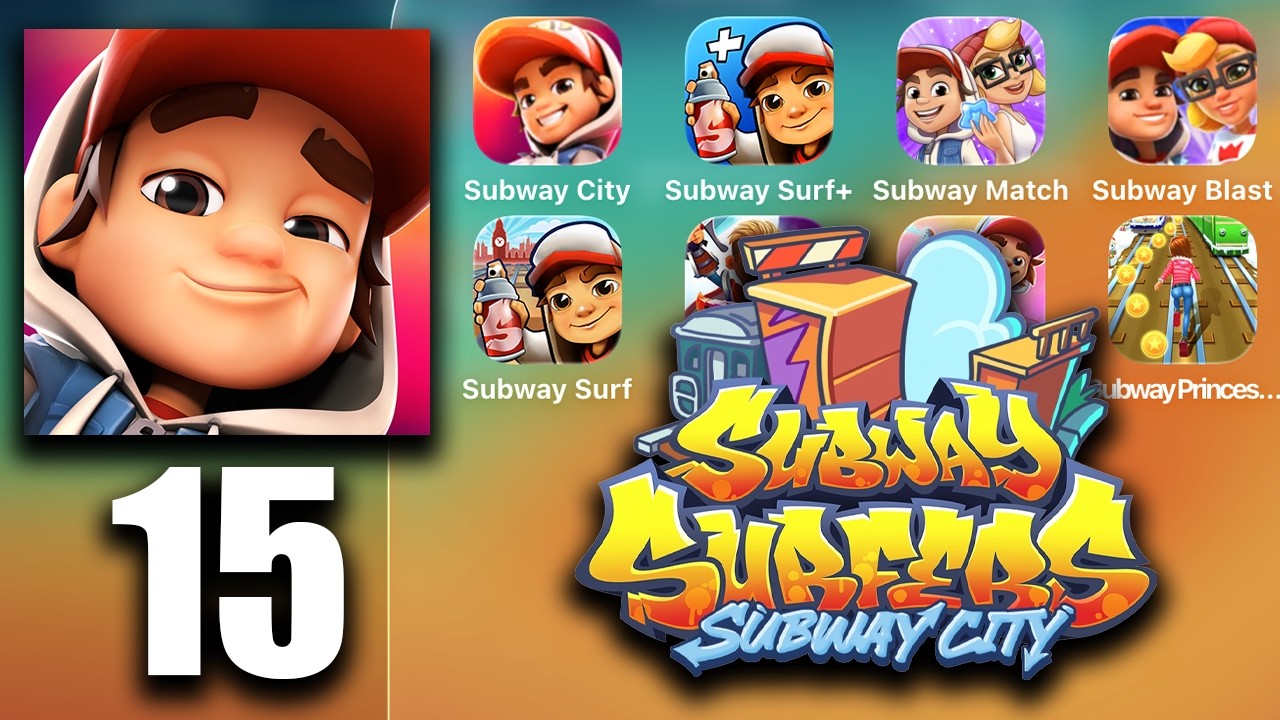 Subway Surfers City - Бесконечный забег с Tagbot для набора рекордов - Геймплей, прохождение (iOS...