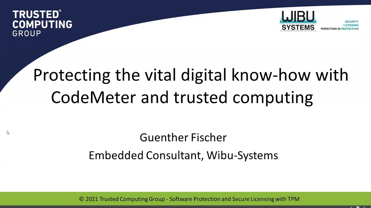 CodeMeter Demo &ndash; Protecting the vital digital know-how with CodeMeter and trusted computing