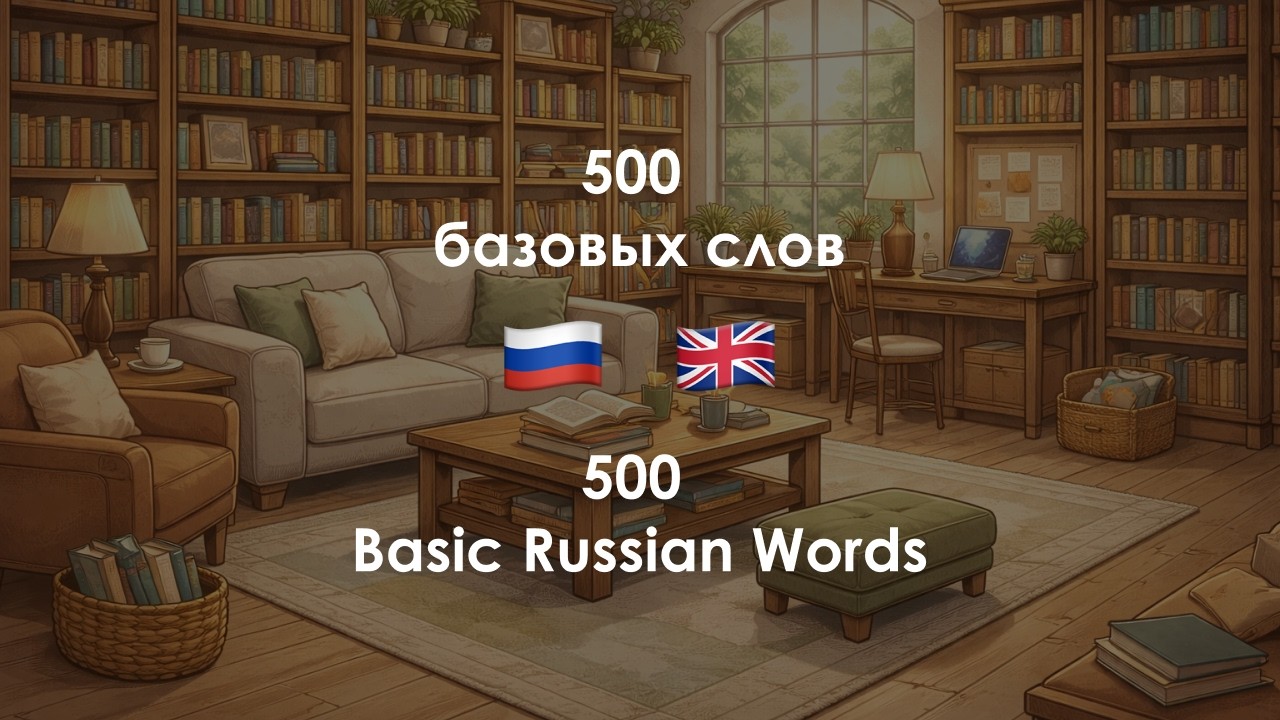 500 Basic Russian Words 🇷🇺 | Essential Vocabulary for Beginners (A1–A2)