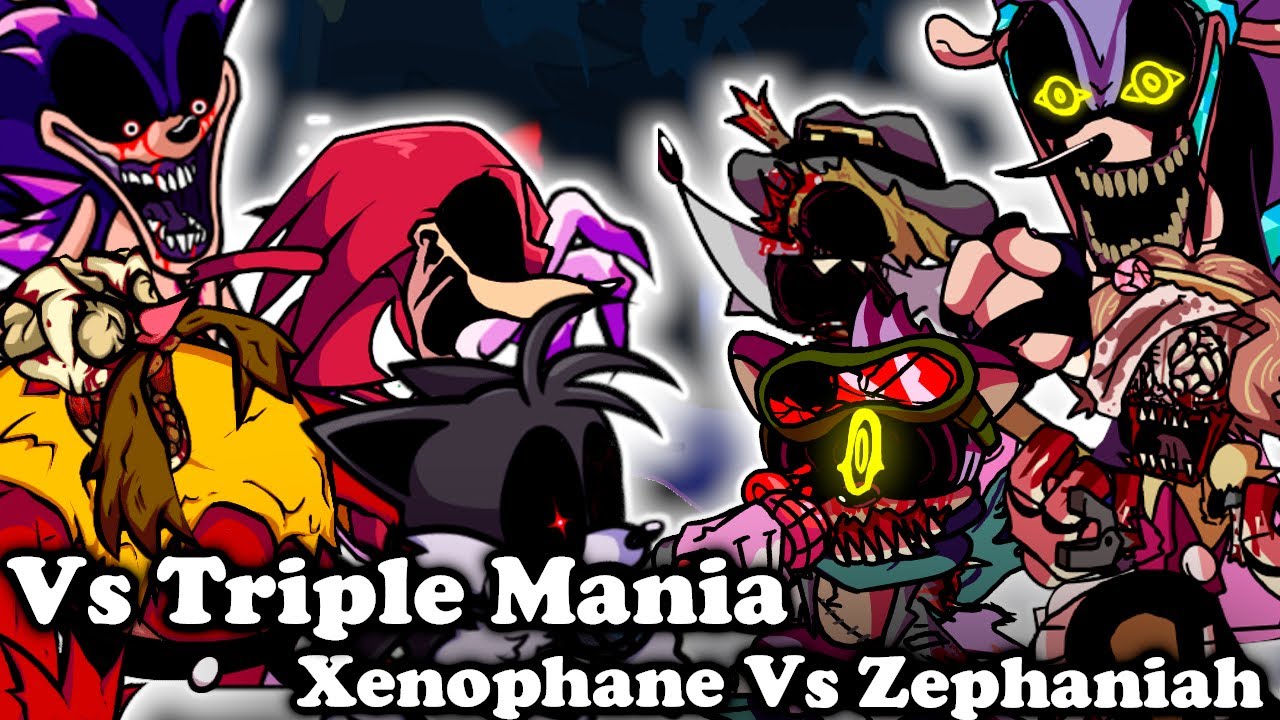 FNF | Triple Mania | Triple Trouble - Vs Sonic.exe v3 | Mods/Hard |