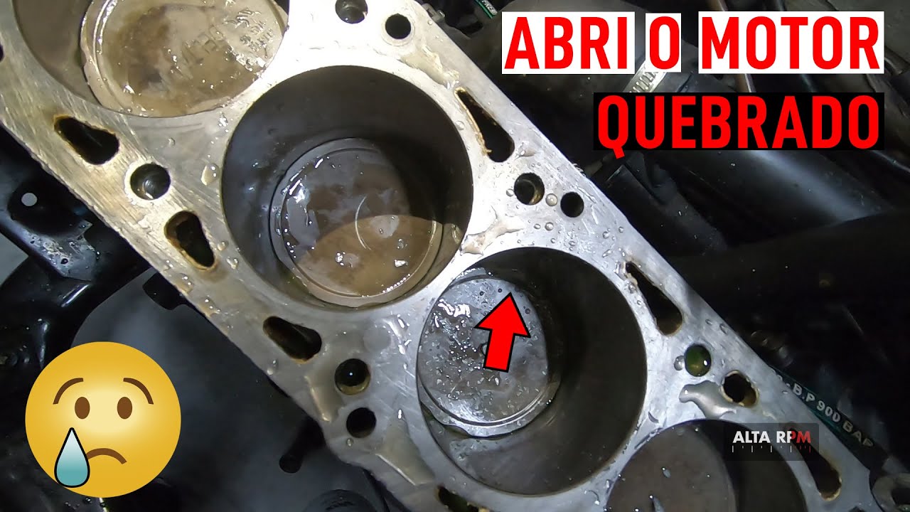 O que quebrou? Abri o motor do Corsa 1.8 Turbo