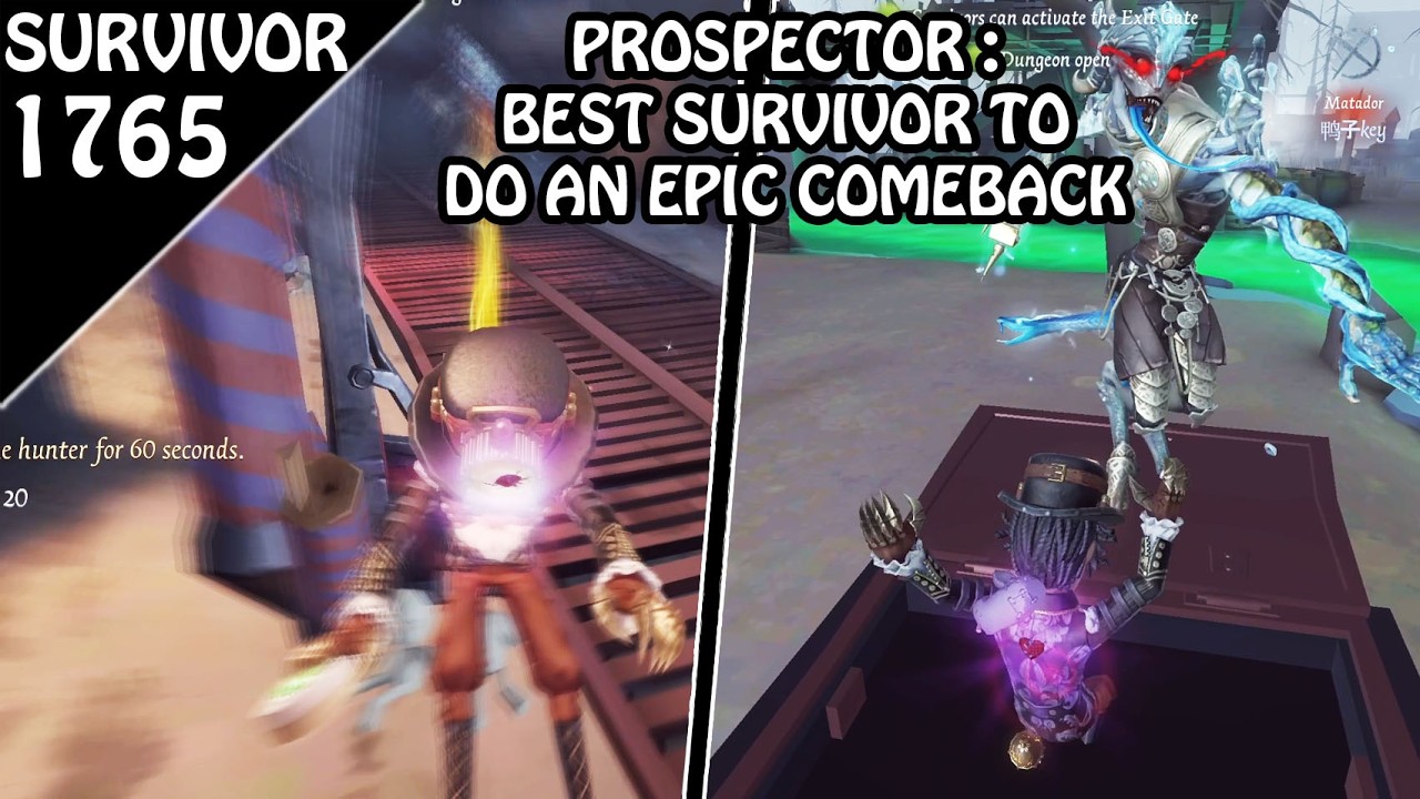 This is why Prospector is The Best Survivor !! - #identityv