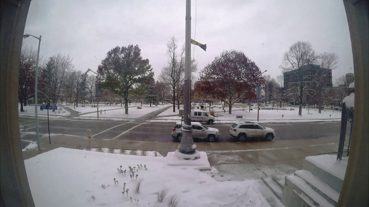 Kalamazoo Winter Weather Time-Lapse, December 8 - 12, 2016