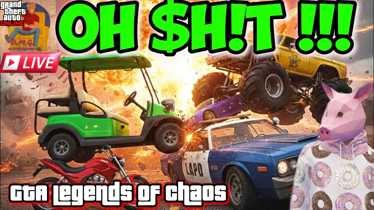 🏁 GTA Racing CHAOS! GTA 5 Face to Face & Community Series (Live) w/ OMG OldManGames