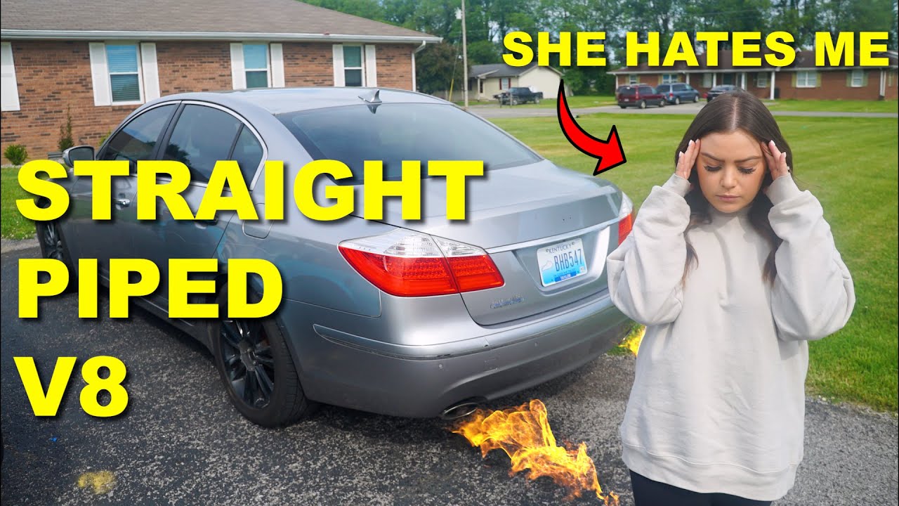 I Straight-piped my V8 Genesis Sedan and my Wife Hates Me