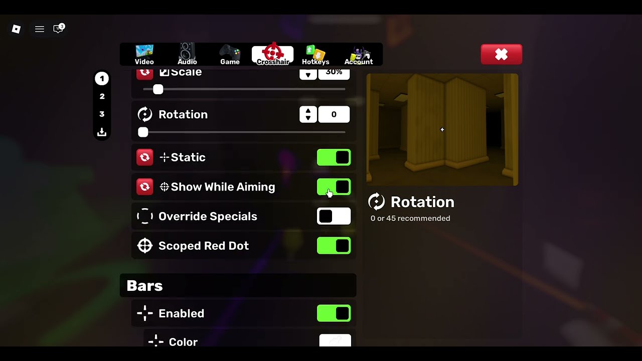 my seecret settings on rivals /will improve ur aim/
