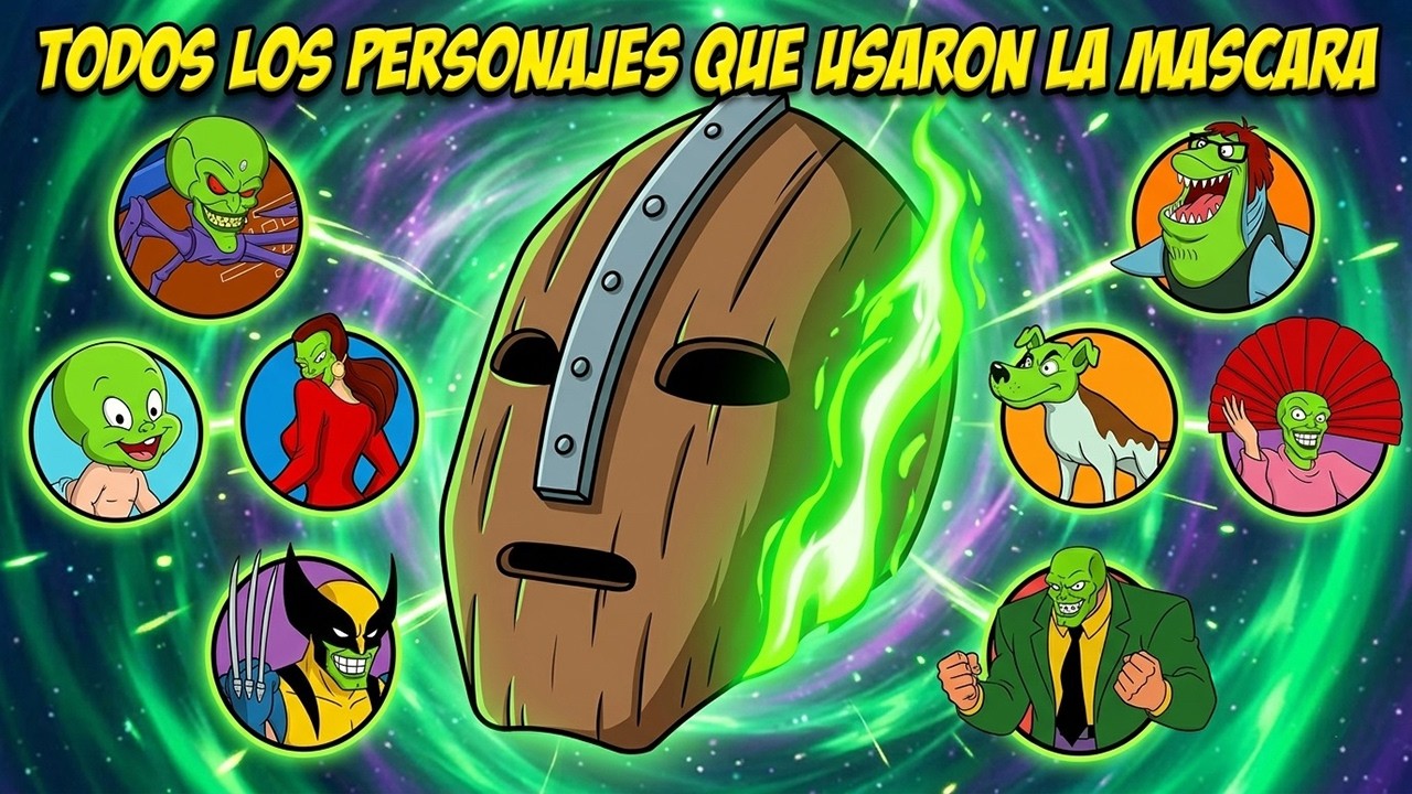 Todos los personajes que usaron la m&aacute;scara 🎭✨​