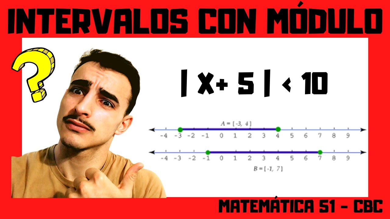 INECUACIONES CON MÓDULOS 😜 | Matemática 51 UBA CBC