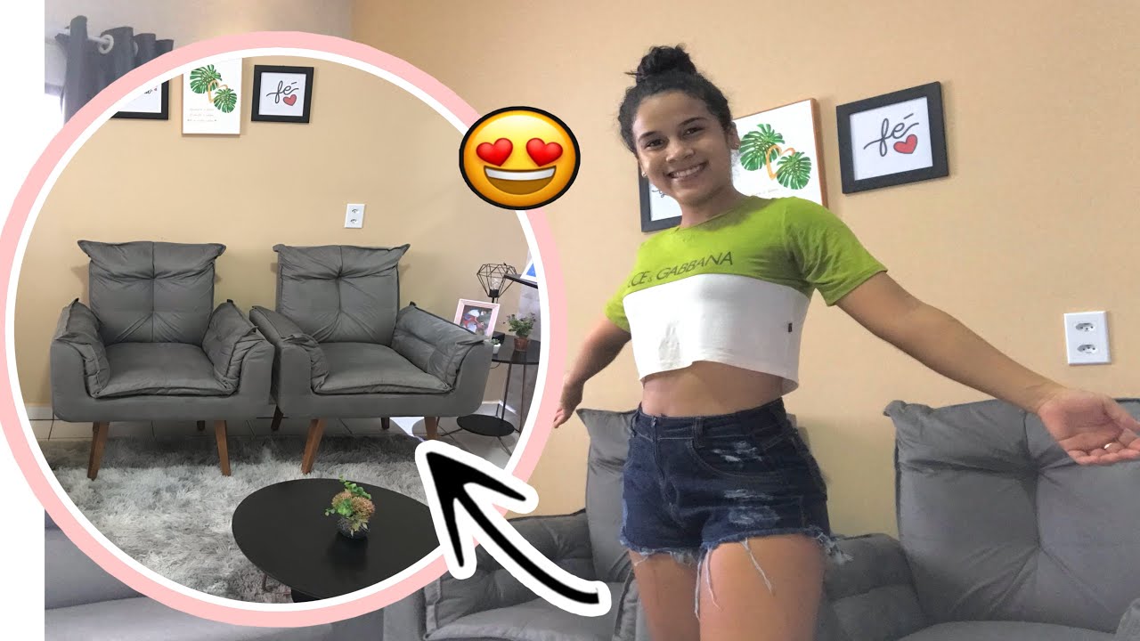 Poltronas decorativas Opala Suede - UNBOXING das minhas poltronas 😍