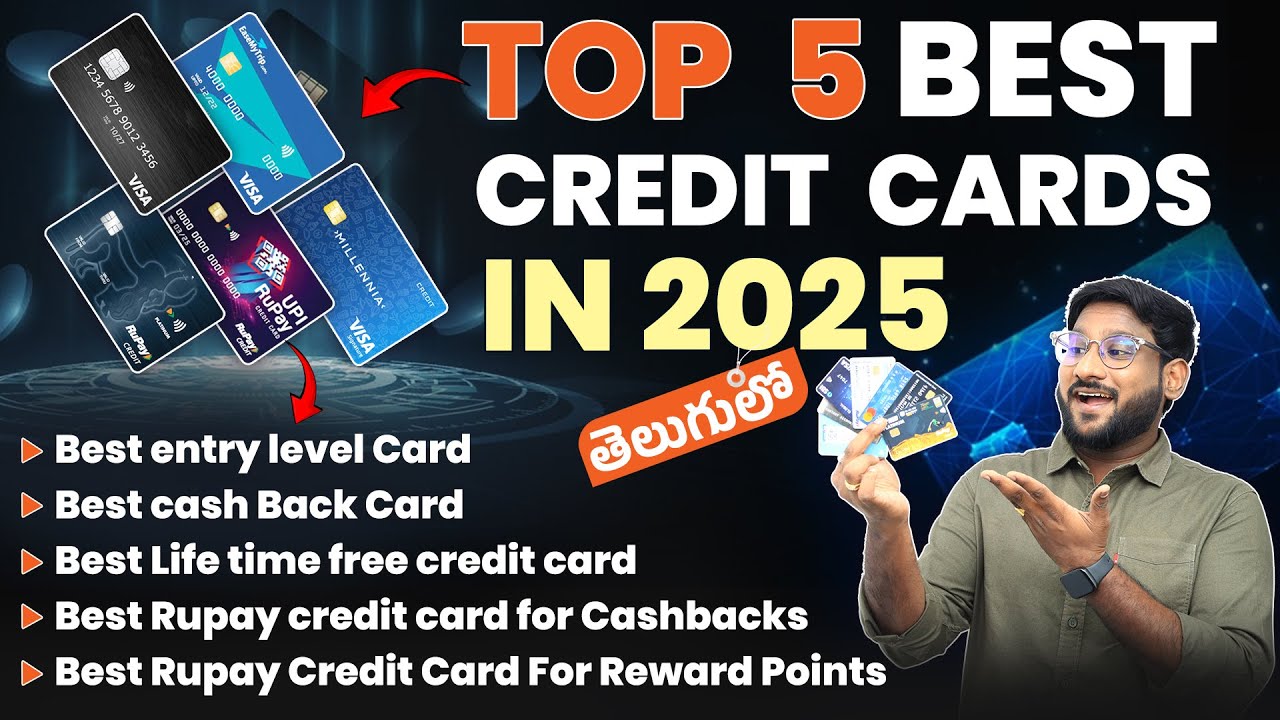 Top 5 Best Credit Cards in 2025 | Best Cashback & Rewards Cards in 2025 | Kowshik Maridi