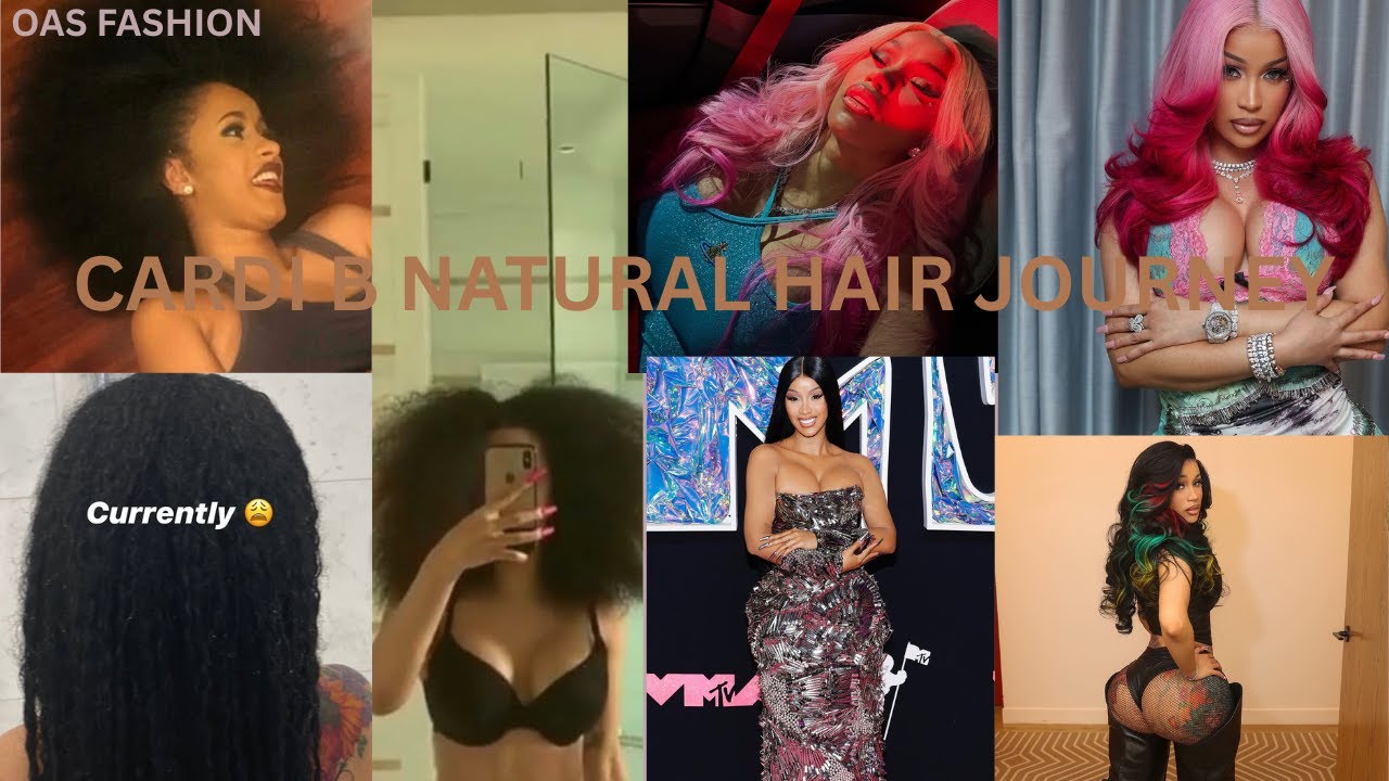 The Evolution of Cardi B’s Natural Hair 🌿 | From Curls to Confidence!