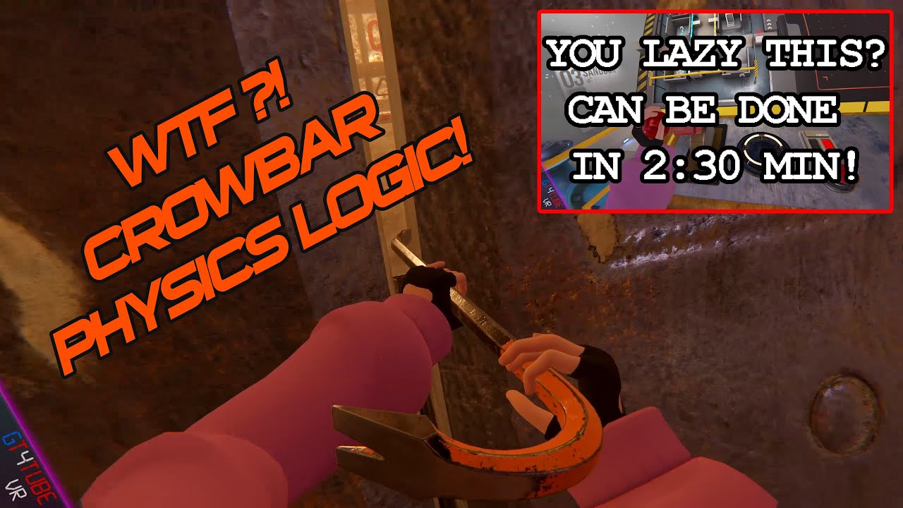 Bonelab Quarantine Door Use Crowbar without Orbs! WTF Physics?!