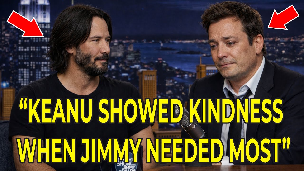 Keanu Reeves Showed Kindness — Jimmy Fallon Wasn't Ready
