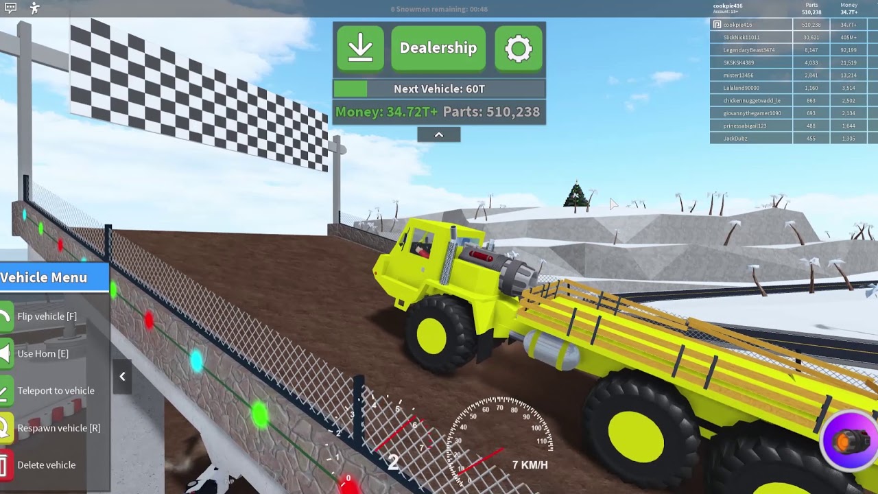 Car Crushers 2 Update 18 Chrismas & Snowman hunt