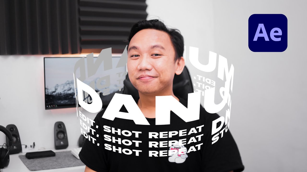 Tutorial Rotating Text di After Effects