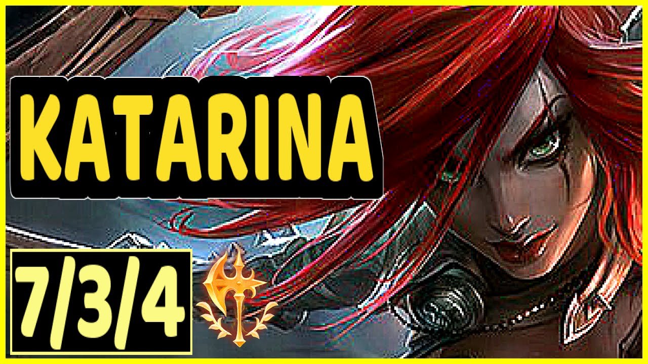 KATARINA VS POPPY - 7/3/4 KDA MID GAMEPLAY MASTER I