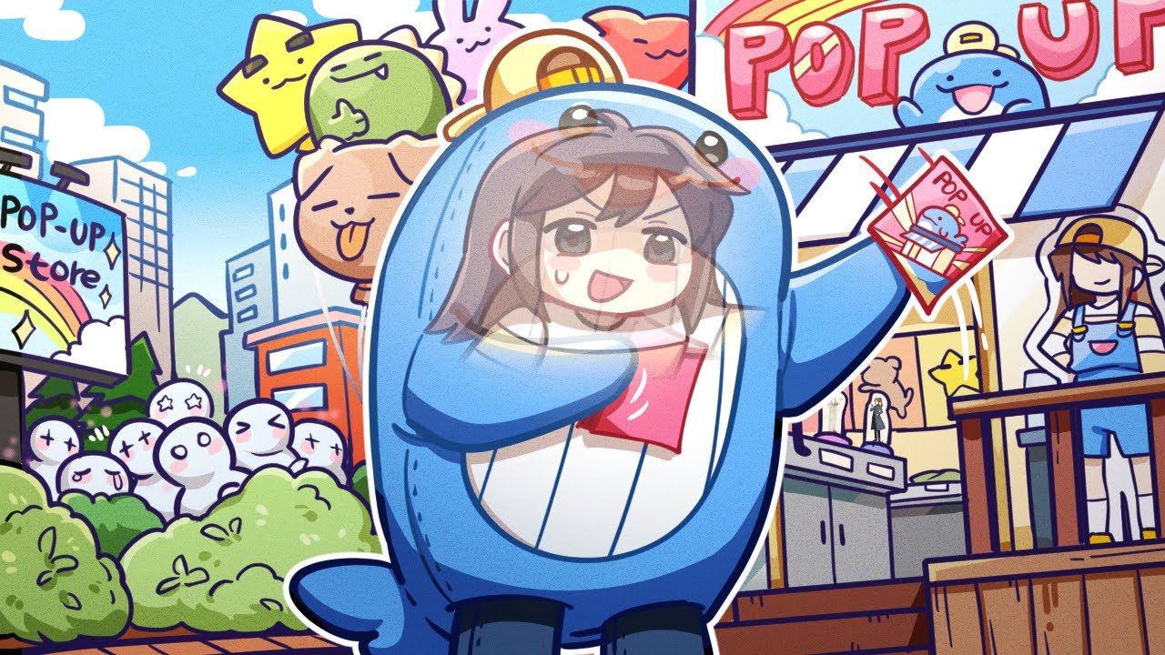 몰래 팝업스토어 알바중에 잠뜰인걸 들켜버렸다...